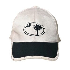 Triangle Sport Palm Tree Sunset Adjustable Baseball Cap Pink Black Women’s OS